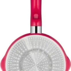 Tefal Chefclub By Stielkasserolle 16 Cm G80622, Rund, Rot, Aluminium, Titan, Rot, Keramik, Gas, Halogen, Induktion -Günstiges Herd Genuss Geschäft 0218c43d417569e223d04a0a236ba00d