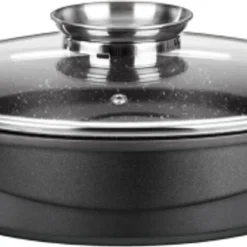 Smile MGK-12 Kochtopf, Geschmiedetes Aluminium, Schwarz -Günstiges Herd Genuss Geschäft 0510606658e9de326023b705acccc49d