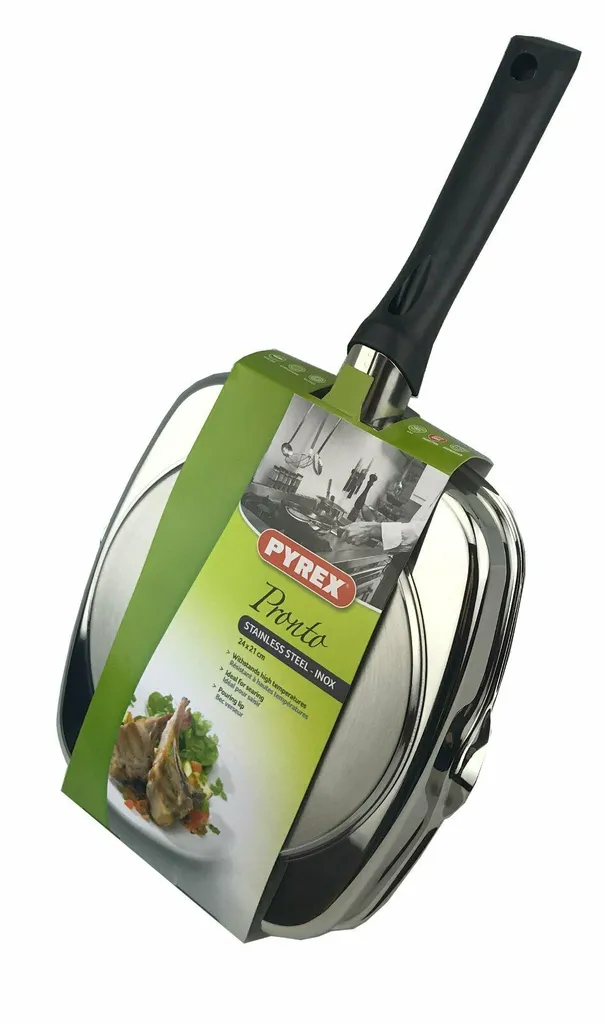 PYREX Pfanne Steakpfanne Grillpfanne 24 X 21 Cm 7 PYREX Pfanne Steakpfanne Grillpfanne 24 X 21 Cm – Bild 5