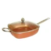 Starlyf® Square Pan 28cm Quadratische Pfanne Kupfer-Pan Antihaft-Quadrat-Pfanne Aus Der TV Werbung -Günstiges Herd Genuss Geschäft 0599e06a9ab6f55c22ed85b669ae27c8