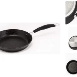 Amercook Rockstone, Rechteckig, Allzweckpfanne, Schwarz, Titanium Pro, Aluminium, Keramik, Gas, Halogen, Induktion, Versiegelte Platte -Günstiges Herd Genuss Geschäft 0f8f9c8cb77b6badb0516ef2d34997ba