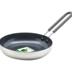 GreenPan Minipfanne Keramik Beschichtet, Toxinfreies Kochen, Ofen- Und Spülmaschinengeeignet - 14 Cm, Silber