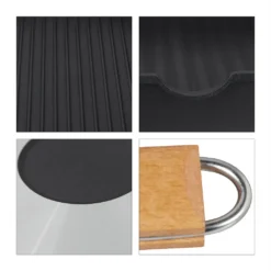 Relaxdays Grillpfanne Mit Holzgriff -Günstiges Herd Genuss Geschäft 13d548775d584552cfb262873d6de42c