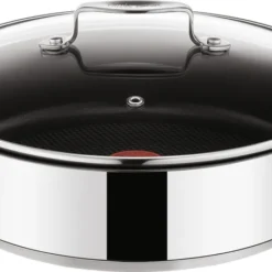 Tefal Servierpfanne Ø 25 Cm Mit Glasdeckel Aus Der Jamie Oliver Edition, E79071