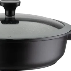 GSW Schmorpfanne Easy Click 28 Cm Mit Glasdeckel 5-tlg., 167833, Aluminium, Ca. 4,0 L -Günstiges Herd Genuss Geschäft 14592951063188e0ff92d7160bce4b7e