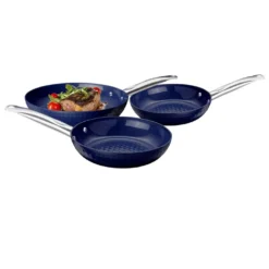 Ceraflon Prestige Diamant Pfannen-Set, Blau, 3-teilig