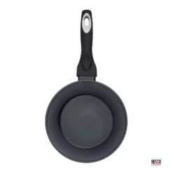 RESTO PAVO 93030 Tiefe Bratpfanne Wokpfanne Aus Hochwertigem Geschmiedetem Aluminium Mit Antihaftbeschichtung Für Alle Herdplatten Auch Induktion | (Ø20 H=6,4 Cm/ Ø Boden 13,3cm) -Günstiges Herd Genuss Geschäft 2090363dad54401446d3eb9f445202c0