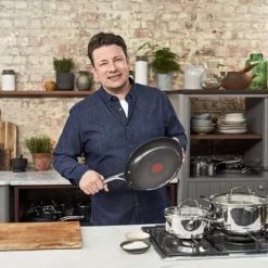 Tefal Jamie Oliver Cook's Direct On Bratpfanne E30406, 28 Cm, Induktionsgeeignet, Edelstahl -Günstiges Herd Genuss Geschäft 216cf55ebb61e7305450ef97b15424df