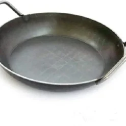 Turk 65930 Servierpfanne Aus Schmiedeeisen, 28 Cm, 2 Griffe, Grau (1 Stück) -Günstiges Herd Genuss Geschäft 218294d571687958eb04cbfc9ef86bd8