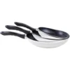 Kochwerk Bratpfannen 3er Set 20 / 24 / 28 Cm Weiß / Schwarz, Geschmiedete Aluminiumpfanne, 2fach Antihaftbeschichtung, Induktions- & Backofengeeignet -Günstiges Herd Genuss Geschäft 2436e395c8986af35a0e3cce54177617