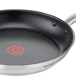 Tefal Ultimum Bratpfanne 24 Cm, Titanium Antihaftversiegelung, Thermo-Signal-Technologie, Gleichmäßige Hitzeverteilung, Backofengeeignet, Für Alle Gängigen Herdarten Inkl. Induktion