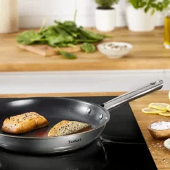 Tefal Duetto 3-teiliges Bratpfannen-Set, 20/24/28 Cm, Antihaftbeschichtung, Geeignet Für Alle Herdarten, Auch Für Induktionsherde, Edelstahl/schwarz -Günstiges Herd Genuss Geschäft 31b44eac3a9d747fe0826eb3f2bf7390