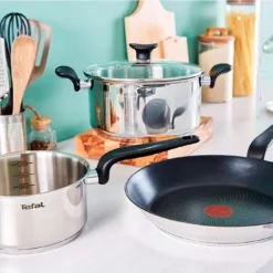 TEFAL E3090604 PRIMÄRE Edelstahlpfanne Mit Antihaftbeschichtung 28 Cm Induktionskompatibel -Günstiges Herd Genuss Geschäft 3363c026c1452b096f33201a709fb9e4