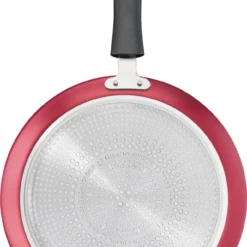 Tefal Daily Chef G2733872, Rund, Rot, Titan, 175 °C, Aluminium, Thermo-Punkt -Günstiges Herd Genuss Geschäft 33d988ff0101e95879e04ba65440989a