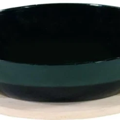 Krüger Schlemmerpfanne Mit Holzteller Aus Stahl Beschichtet 20cm