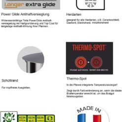 Tefal C55654 PROGRADE Topfset Pfannenset Induktion 8 TLG, UVP 299€, Für Alle Herdarten, Antihaft Pfannen 26 Cm + 30 Cm, Topf 24cm, Stieltopf 20 Cm + 18 Cm, Spülmaschinenfest -Günstiges Herd Genuss Geschäft 35c59e368b006f794886c5511e460e33