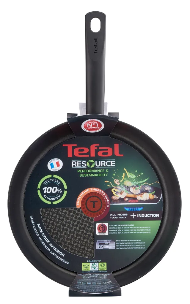 Tefal Pfanne Resource 28cm, G10806, Aluminium 8 Tefal Pfanne Resource 28cm, G10806, Aluminium – Bild 6