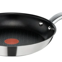 Tefal Induktions-Bratpfanne, Edelstahl, Silber, 28_cm