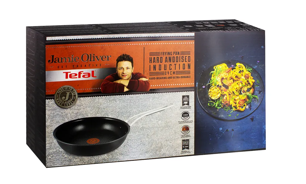 Tefal Jamie Oliver Hard Anodised Bratpfanne Schwarz 24 Cm 9 Tefal Jamie Oliver Hard Anodised Bratpfanne Schwarz 24 Cm – Bild 7
