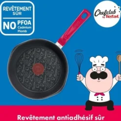 Tefal Chefclub By Stielkasserolle 16 Cm G80622, Rund, Rot, Aluminium, Titan, Rot, Keramik, Gas, Halogen, Induktion -Günstiges Herd Genuss Geschäft 3c94a303ba8ab778013c9d45ba22bdc6