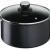 Tefal G2554602, 5 L, Rund, Schwarz, Aluminium, Titan, Keramik, Gas, Halogen, Induktion, Versiegelte Platte -Günstiges Herd Genuss Geschäft 3d33cf7c27d4d1cc8d3ca32a3ea57d52