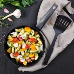 GRÄWE Aluminium-Pfannenset, Ø 20 Cm, Ø 24 Cm, Ø 28 Cm, Beschichtet, 3-teilig, Inkl. Pfannenwender -Günstiges Herd Genuss Geschäft 3fb60d54de2fefcfca2c7bea2bd3d5f6