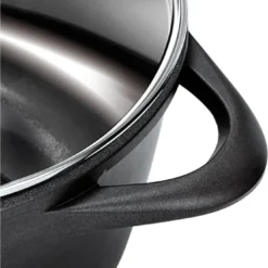 Smile MGK-12 Kochtopf, Geschmiedetes Aluminium, Schwarz -Günstiges Herd Genuss Geschäft 4622db359942ebc3c155a5988043f5ea