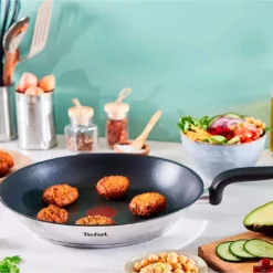 TEFAL E3090604 PRIMÄRE Edelstahlpfanne Mit Antihaftbeschichtung 28 Cm Induktionskompatibel -Günstiges Herd Genuss Geschäft 47a2aaf55e6f0758cbd8fe162dcd05f5
