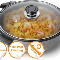 Tristar Multifunktionspfanne PZ-2964 1500 W 40 Cm -Günstiges Herd Genuss Geschäft 542bbe6539068914e9213662ec2355ed