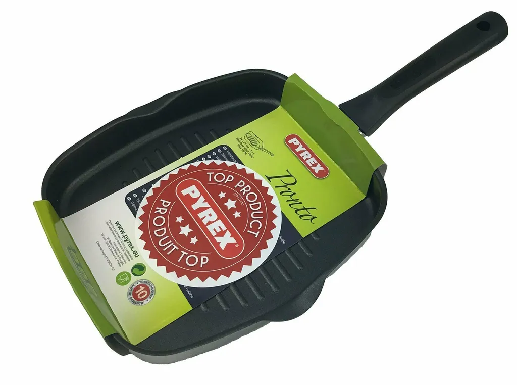PYREX Pfanne Steakpfanne Grillpfanne 24 X 21 Cm 4 PYREX Pfanne Steakpfanne Grillpfanne 24 X 21 Cm – Bild 2