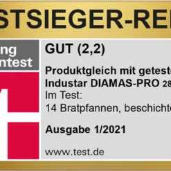 Schulte-Ufer Gastro-SUS Industar DIAMAS Pro Diamantversiegelung Edelstahl Pfannenset 163059-20 -24 -28, Ecotherm® Aluminium-Kapselboden -Günstiges Herd Genuss Geschäft 57f3f6457f95a3db278c829b54325ebd