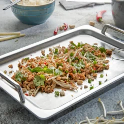 Demeyere Teppanyaki 40850-956-0 Bratpfanne, Edelstahl, Induktionsherd-geeignet -Günstiges Herd Genuss Geschäft 5861307c9f1e8470923af6676cad6c1c