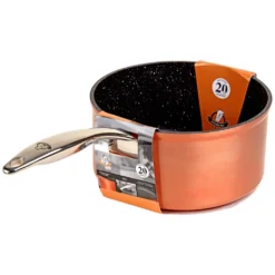 Excellence Cuivre Ø16 Cm By Kitchen Pro - Stielkasserolle 16cm Ohne Deckel, Kochtopf Klein 1,5 Liter, Aus Kupfer Und Rostfreiem Edelstahl - Induktion -Günstiges Herd Genuss Geschäft 5b6d39d50938760d244354a4a375a1c7