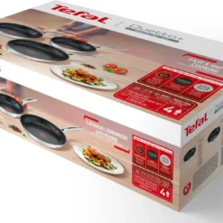Tefal Pfannenset Duetto Plus (+), 3-teilig, Edelstahl, 20/24/28 Cm -Günstiges Herd Genuss Geschäft 630e9c2c6fd97b86f1316f7707254767