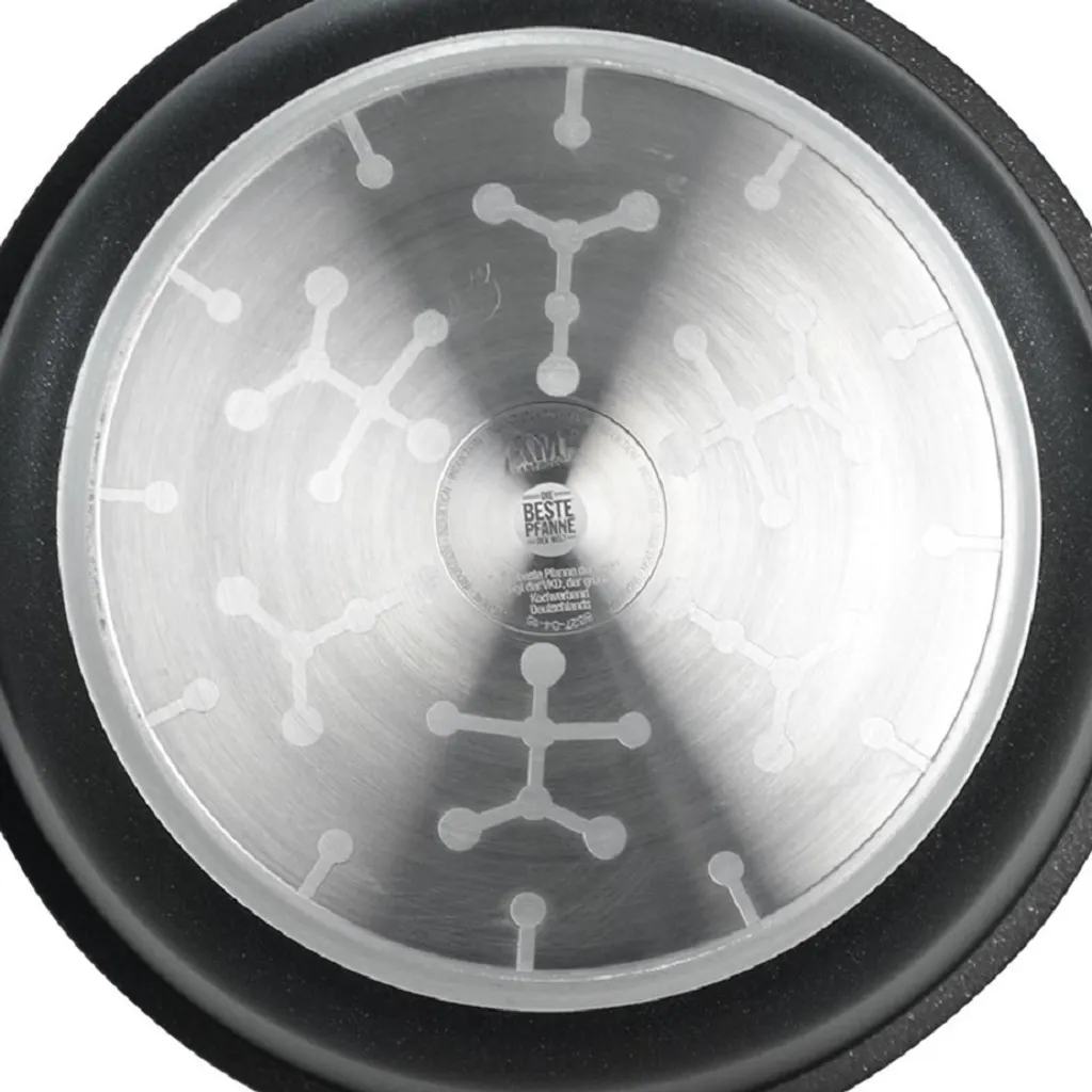 AMT Gastroguss I-528 Bratpfanne, 28 Cm Max. Durchmesser, Gusseisen/Gussaluminium, Induktionsherd-geeignet, Antihaftbeschichtung 14 AMT Gastroguss I-528 Bratpfanne, 28 Cm Max. Durchmesser, Gusseisen/Gussaluminium, Induktionsherd-geeignet, Antihaftbeschichtung – Bild 12