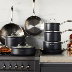 Stanley Rogers Bratpfanne Ø 24 Cm BI-PLY PROFESSIONAL, Hochwertige Und Innovative Pfanne In Modernem Design, Edelstahlpfanne Für Ceran-, Gas-, Elektro- Sowie Induktionsherde - Spülmaschinengeeignet, Menge: 1 Stück -Günstiges Herd Genuss Geschäft 64b4b17871640ae09f867a522960d6ad