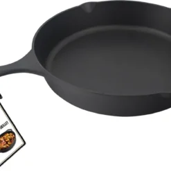 Jim Beam Gusseisen Pfanne - Grillpfanne Bratpfanne Induktion - Steakpfanne Für Herd Grill - 26 Cm Rund