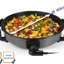Tristar Multifunktionspfanne PZ-2964 1500 W 40 Cm -Günstiges Herd Genuss Geschäft 6f0a82568db47c9686b4b287a346f28a