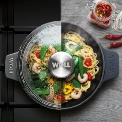 Woll IRON, Servierpfanne Rund Mit Glasdeckel Und Silikongriff, 20 Cm, 5.5 Cm Hoch, Chili Red 8 Woll IRON, Servierpfanne Rund Mit Glasdeckel Und Silikongriff, 20 Cm, 5.5 Cm Hoch, Chili Red -Günstiges Herd Genuss Geschäft 7043e3f3f4ed078f9e29d790d7a1eb8e