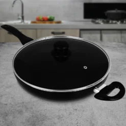 Löwenthal Pfanne Mit Glasdeckel 28cm Schmorpfanne Antihaft Hochraumpfanne Bratpfanne Induktion Grillpfanne Pfanne Universalpfanne -Günstiges Herd Genuss Geschäft 7174b8e704f18fe57fb71b674b7af97d