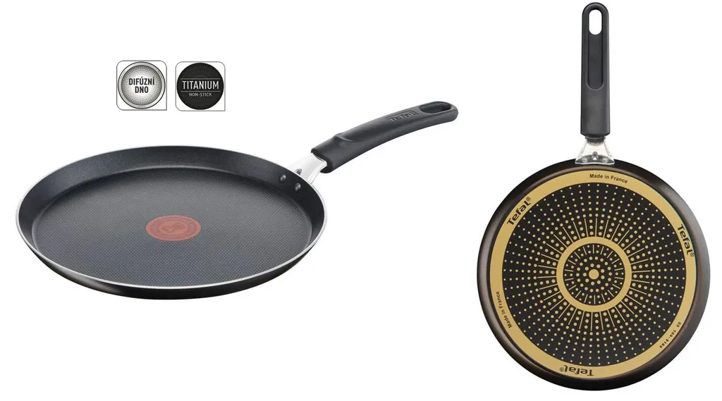 Tefal Simple Cook B5561053, Rund, Pfannkuchenpfanne, Schwarz, Titan, Aluminium, 0,7 L 3 Tefal Simple Cook B5561053, Rund, Pfannkuchenpfanne, Schwarz, Titan, Aluminium, 0,7 L