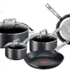 Tefal C55654 PROGRADE Topfset Pfannenset Induktion 8 TLG, UVP 299€, Für Alle Herdarten, Antihaft Pfannen 26 Cm + 30 Cm, Topf 24cm, Stieltopf 20 Cm + 18 Cm, Spülmaschinenfest -Günstiges Herd Genuss Geschäft 796ee70ec337657f93179c808c843b1e
