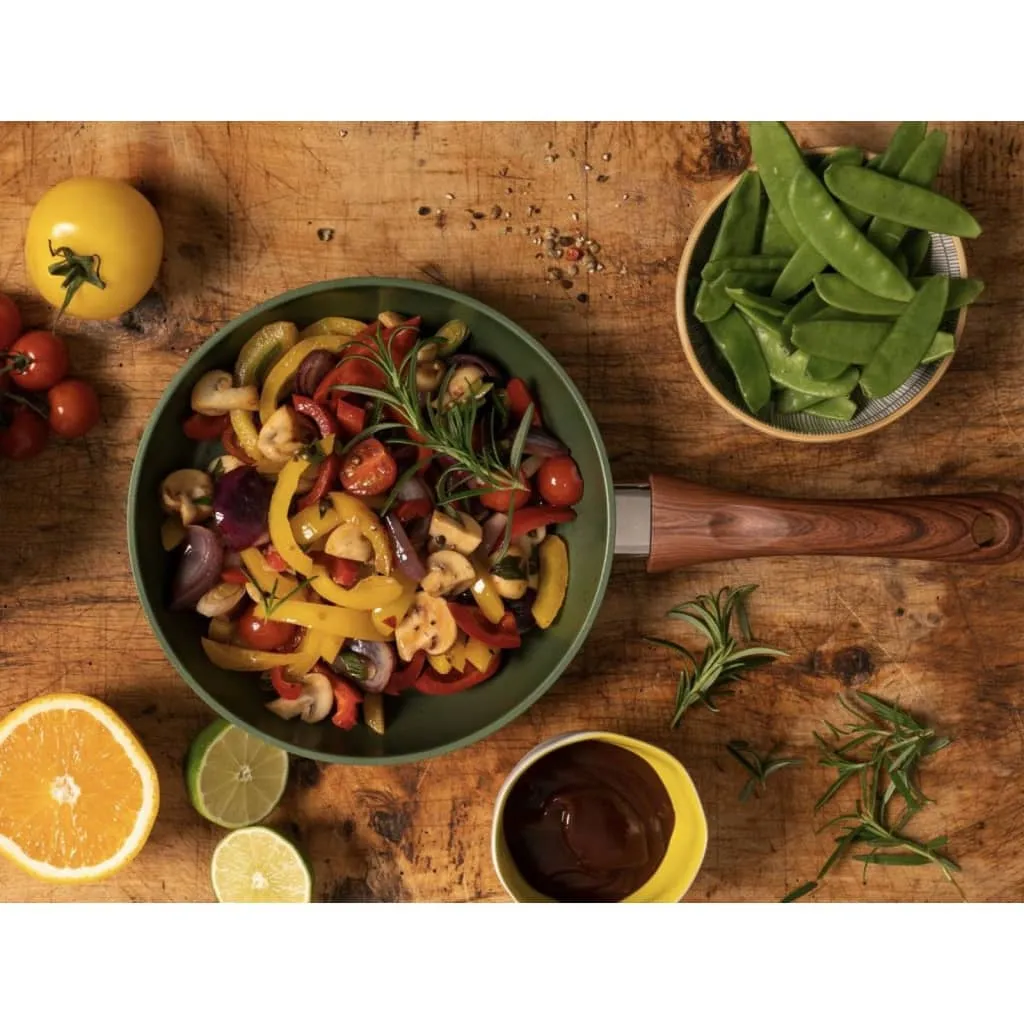 Just Vegan ECO Pfanne CeraVegan 28 Cm Aluminium Grün 10 Just Vegan ECO Pfanne CeraVegan 28 Cm Aluminium Grün – Bild 8