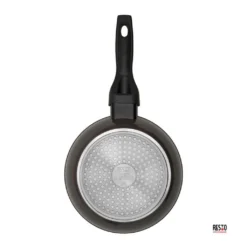 RESTO PAVO 93030 Tiefe Bratpfanne Wokpfanne Aus Hochwertigem Geschmiedetem Aluminium Mit Antihaftbeschichtung Für Alle Herdplatten Auch Induktion | (Ø20 H=6,4 Cm/ Ø Boden 13,3cm) -Günstiges Herd Genuss Geschäft 7c8ac74c81d05feedabaa19334ce746a