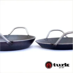 Turk 65930 Servierpfanne Aus Schmiedeeisen, 28 Cm, 2 Griffe, Grau (1 Stück) -Günstiges Herd Genuss Geschäft 7e615b5ca58f77decd36a2022dd8afbe