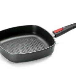 WOLL 'Diamond LITE Induktion Steakpfanne Viereckig, AS 28x28cm, H 4cm Mit Rillen -Günstiges Herd Genuss Geschäft 8589392371d9e950f43fd2d021f3ff2b