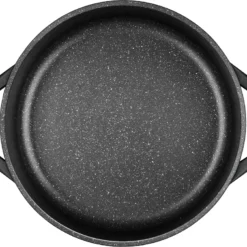 Smile - 10-teiliges Kochgeschirr-Set - Antihaftbeschichtung - Schwarz ,MGK-17 -Günstiges Herd Genuss Geschäft 85d2dcfb19d4932fd12fce423f539612