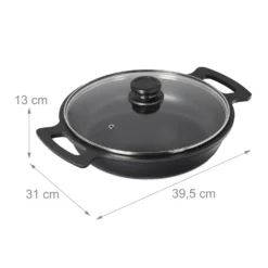 Relaxdays Servierpfanne Mit Deckel -Günstiges Herd Genuss Geschäft 8683c5f08e15242fbe7999a22b241309