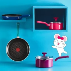 Tefal Chefclub By Stielkasserolle 16 Cm G80622, Rund, Rot, Aluminium, Titan, Rot, Keramik, Gas, Halogen, Induktion -Günstiges Herd Genuss Geschäft 86db35411cd69499e20eb9a894b01cee