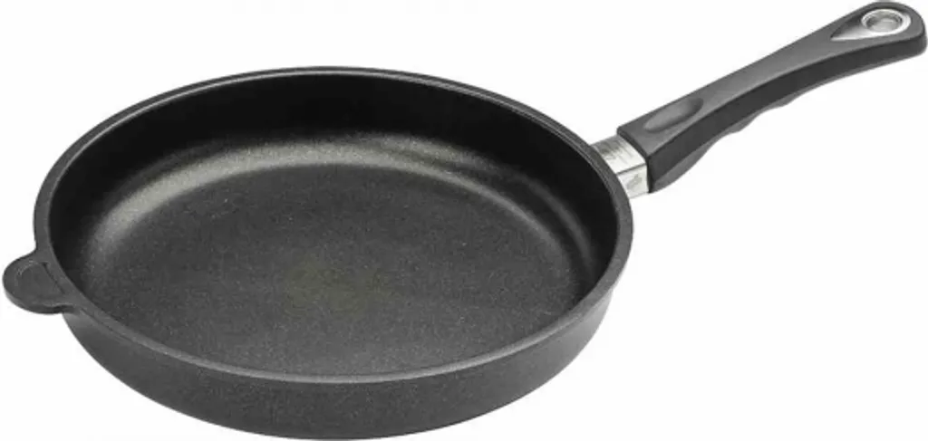 AMT Gastroguss I-528 Bratpfanne, 28 Cm Max. Durchmesser, Gusseisen/Gussaluminium, Induktionsherd-geeignet, Antihaftbeschichtung 5 AMT Gastroguss I-528 Bratpfanne, 28 Cm Max. Durchmesser, Gusseisen/Gussaluminium, Induktionsherd-geeignet, Antihaftbeschichtung – Bild 3